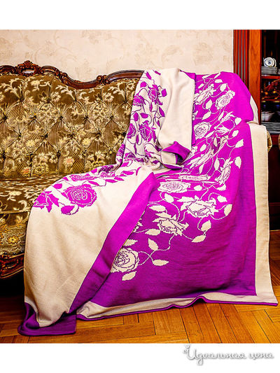 Плед, 130*180 см Veronika Style, цвет сиреневый