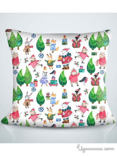 Подушка декоративная, 40*40 см Сирень, цвет мультиколор