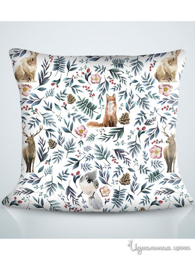 Подушка декоративная, 40*40 см Сирень, цвет мультиколор