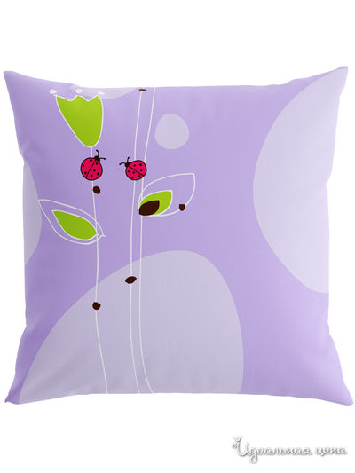 Подушка декоративная, 40*40 см Сирень, цвет мультиколор