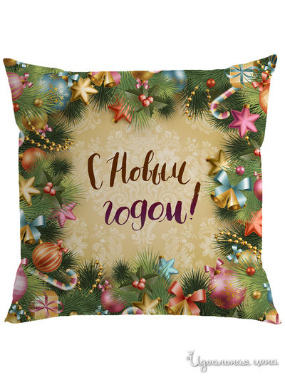 Подушка декоративная, 40*40 см Сирень, цвет мультиколор