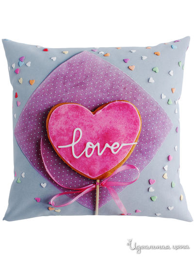 Подушка декоративная, 40*40 см Сирень, цвет мультиколор