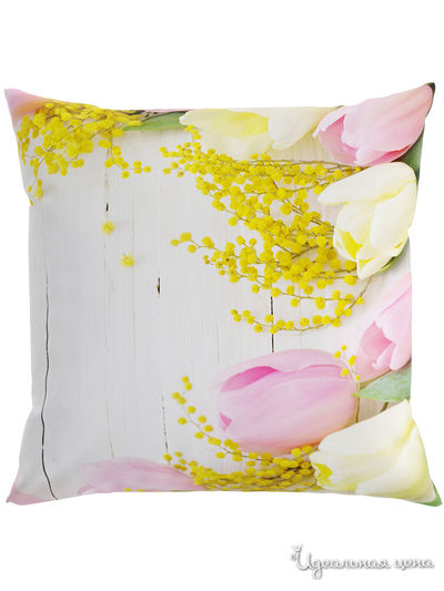 Подушка декоративная, 40*40 см Сирень, цвет мультиколор