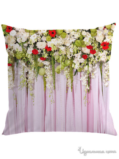 Подушка декоративная, 40*40 см Сирень, цвет мультиколор