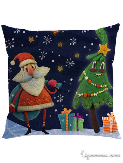 Подушка декоративная, 40*40 см Сирень, цвет мультиколор