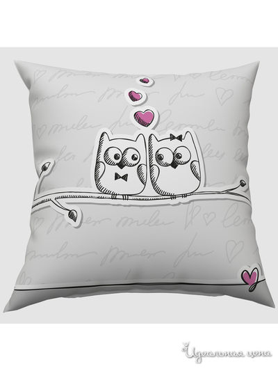 Подушка декоративная, 40*40 см Сирень, цвет мультиколор