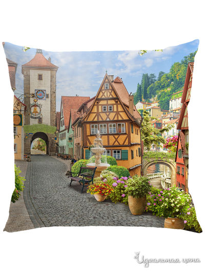 Подушка декоративная, 40*40 см Сирень, цвет мультиколор