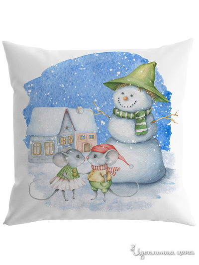 Подушка декоративная, 40*40 см Сирень, цвет мультиколор