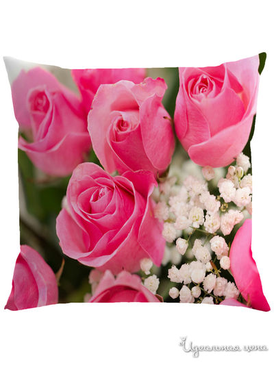 Подушка декоративная, 40*40 см Сирень, цвет мультиколор