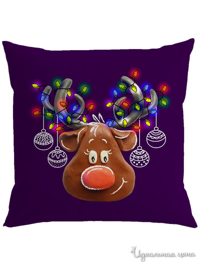 Подушка декоративная, 40*40 см Сирень, цвет мультиколор