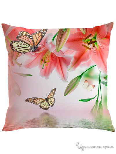 Подушка декоративная, 40*40 см Сирень, цвет мультиколор