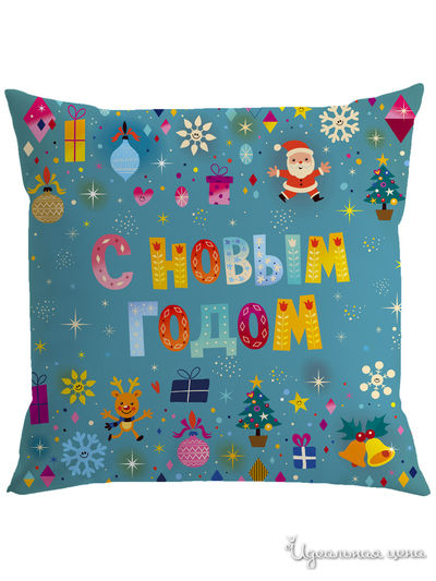 Подушка декоративная, 40*40 см Сирень, цвет мультиколор