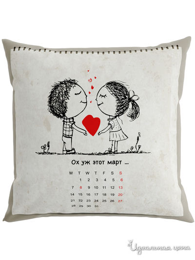 Подушка декоративная, 40*40 см Сирень, цвет мультиколор