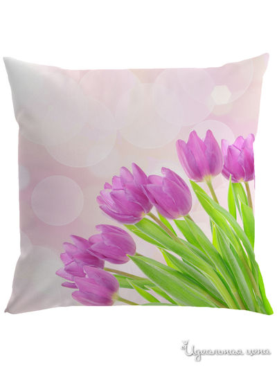 Подушка декоративная, 40*40 см Сирень, цвет мультиколор