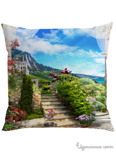 Подушка декоративная, 40*40 см Сирень, цвет мультиколор