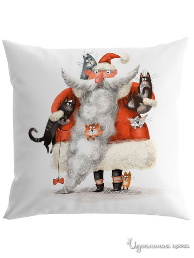 Подушка декоративная, 40*40 см Сирень, цвет мультиколор