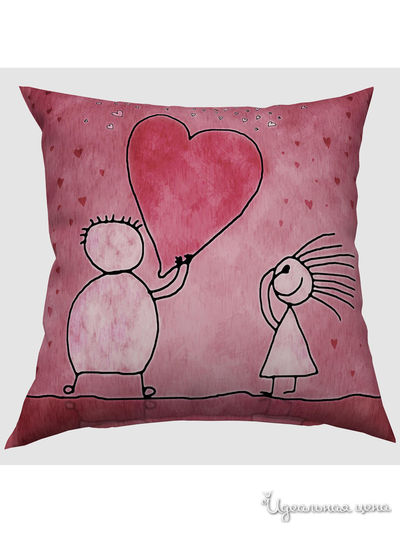 Подушка декоративная, 40*40 см Сирень, цвет мультиколор