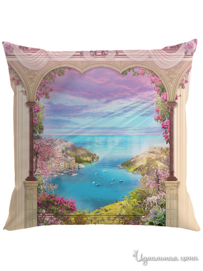 Подушка декоративная, 40*40 см Сирень, цвет мультиколор