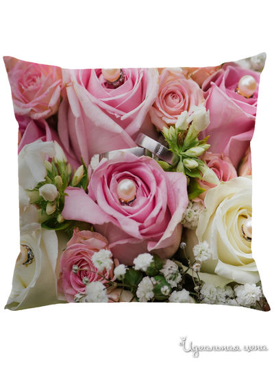 Подушка декоративная, 40*40 см Сирень, цвет мультиколор