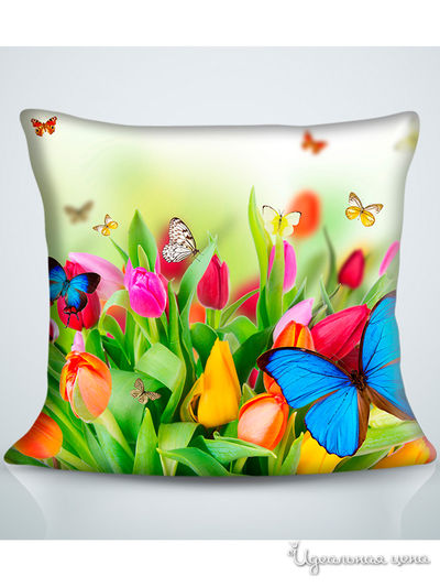 Подушка декоративная, 40*40 см Сирень, цвет мультиколор