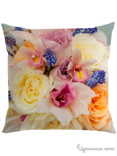 Подушка декоративная, 40*40 см Сирень, цвет мультиколор