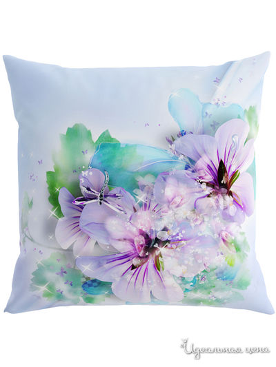 Подушка декоративная, 40*40 см Сирень, цвет мультиколор