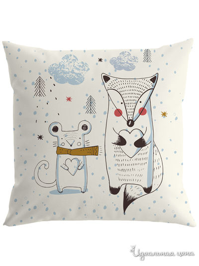 Подушка декоративная, 40*40 см Сирень, цвет мультиколор