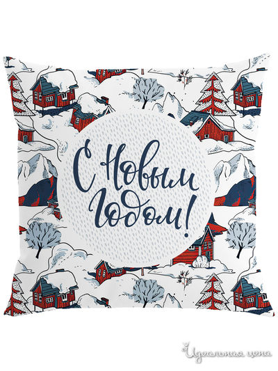 Подушка декоративная, 40*40 см Сирень, цвет мультиколор