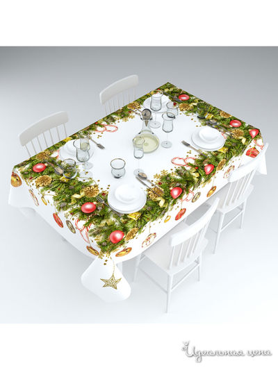 Скатерть "Двенадцать месяцев", 145*220 см Сирень, цвет мультиколор