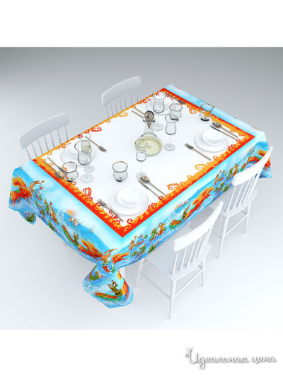 Скатерть "В предвкушении праздника", 145*220 см Сирень, цвет мультиколор