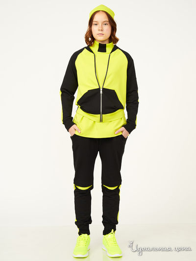 Брюки iRMi, цвет черный, желтый