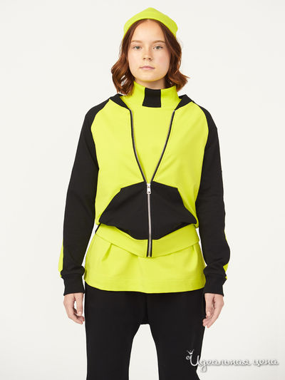 Бомбер iRMi, цвет черный, желтый