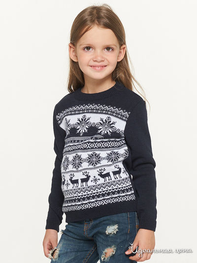 Джемпер ВЕСНУШКИ, цвет темно-синий