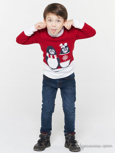 Джемпер ВЕСНУШКИ, цвет красный