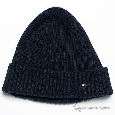 Шапка Tommy Hilfiger, цвет цвет темно-синий