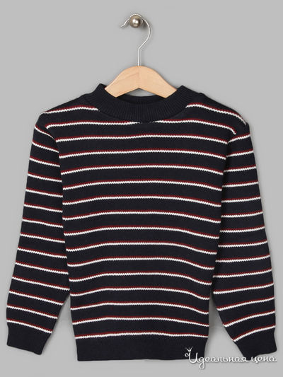 Джемпер Trikoland, цвет синий с бордово-белой полоской