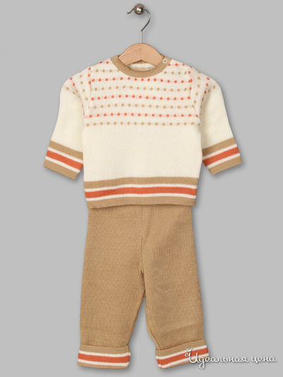 Костюм Trikoland, цвет кремовый, бежевый, коралловый