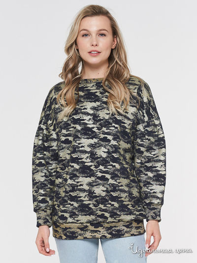 Толстовка VAY, цвет темно-синий, золотой