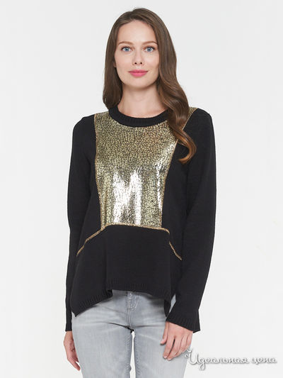 Джемпер VAY, цвет черный, золотой