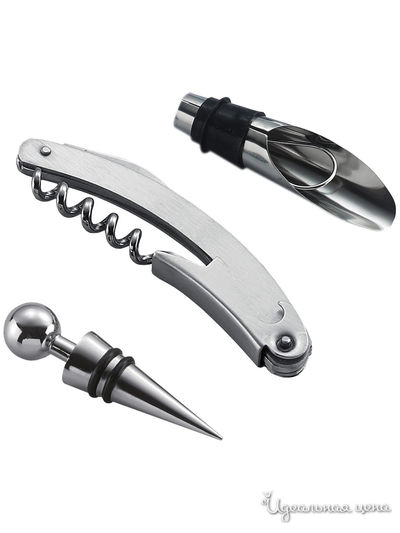 Набор для вина, 3 предмета Regent, цвет черный