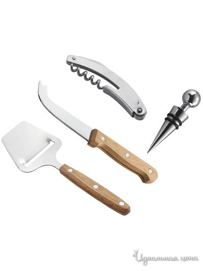 Набор для сыра и вина, 4 предмета Regent, цвет бежевый