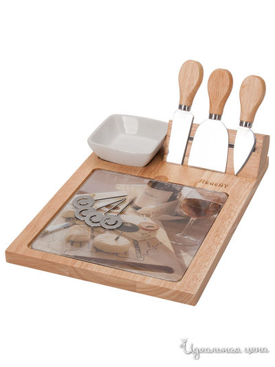 Набор для сыра и вина, 10 предметов Regent, цвет бежевый