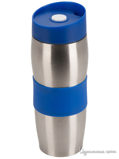 Вакуумная кружка-термос, 380 мл Regent, цвет синий