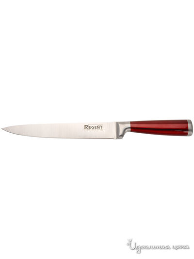 Нож разделочный, 200/325 мм Regent, цвет красный