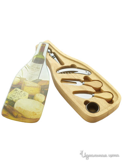 Набор для сыра и вина, 7 предметов Regent, цвет бежевый