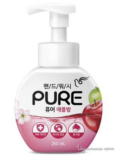 Пенное мыло для рук Pure Apple, 250 мл, Pigeon