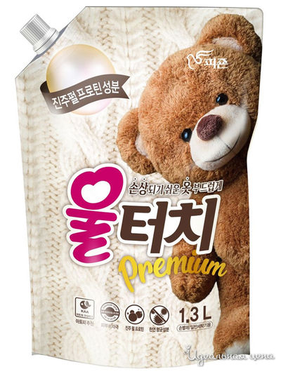 Гель для стирки шерстяных и деликатных тканей, 1,3 л, Pigeon