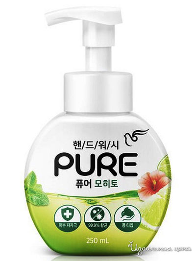 Мыло для рук пенное Pure Mojito, 250 мл, Pigeon