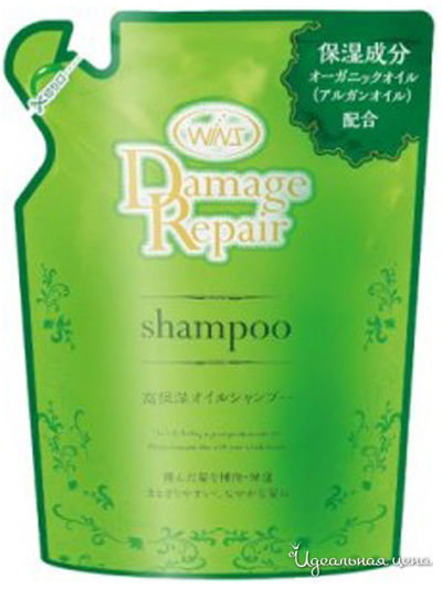 Шампунь увлажняющий по уходу за поврежденными волосами, 370 мл, Nihon Detergent