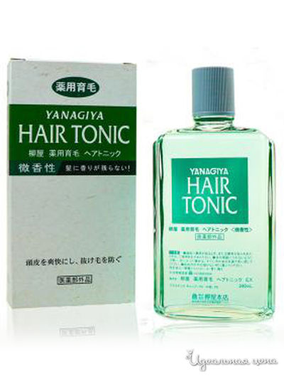 Тоник для стимуляции роста и предотвращения выпадения волос с  растительными экстрактами и освежающим ароматом, 240 мл, Yanagiya